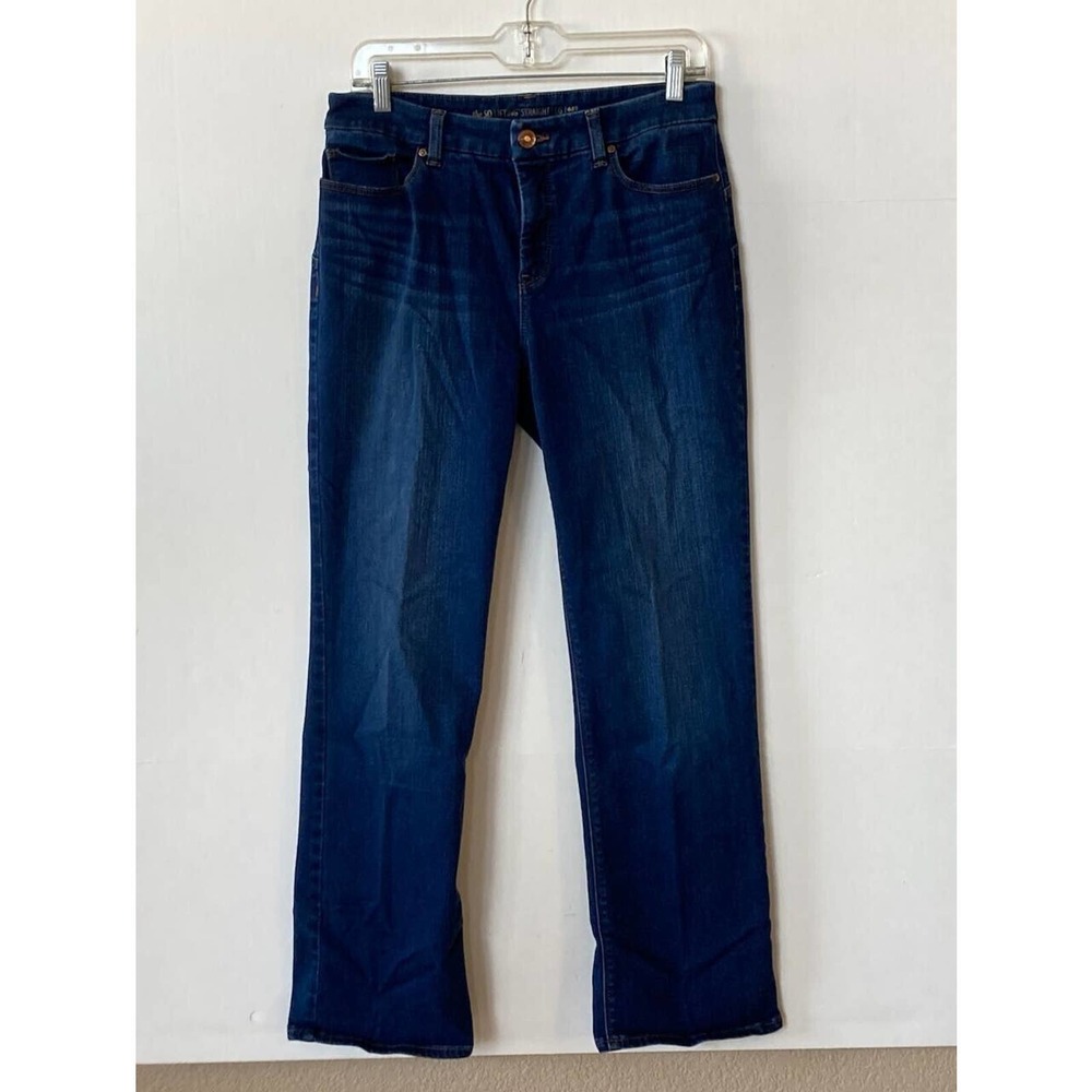 The So Lifting by Chico's Straight Leg Jeans Women's 0.5 Short (Small/6) W30
